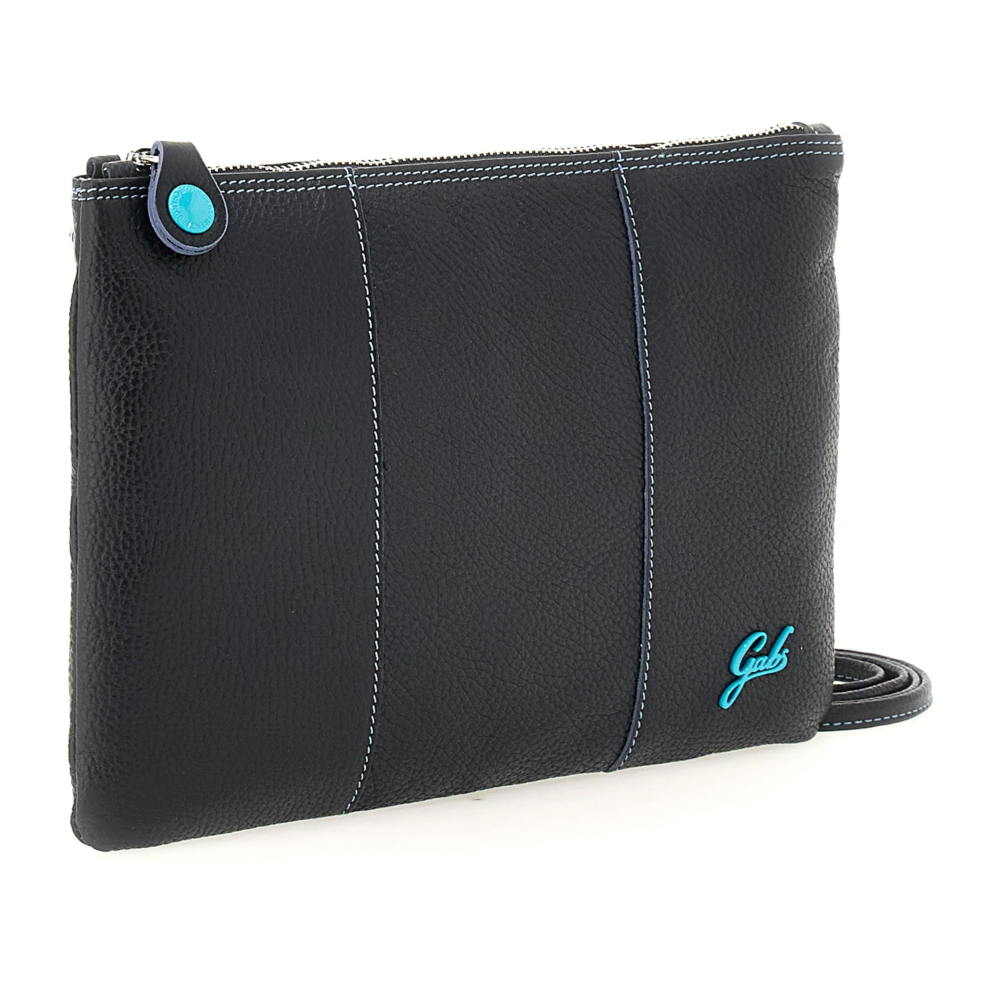 Borsa A Spalla GABS Beyonce Media In Pelle - Made In Italy, Colore Panna, Dimensioni 28x20 Cm, Tracolla Rimovibile