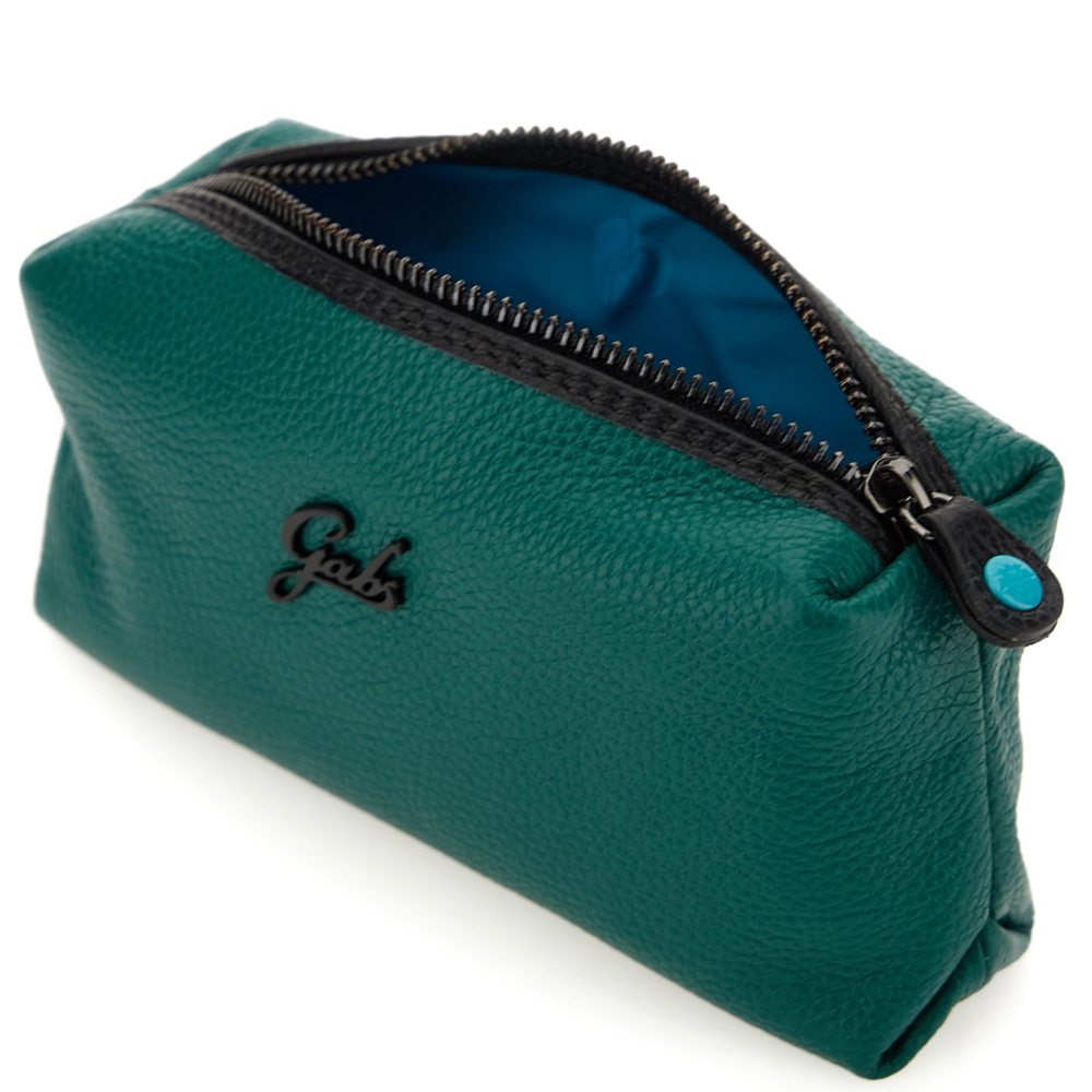 Gabs Beautycase GBEAUTYMICRO Chianti – Kosmetiktasche Aus Mattem Leder, 18x9x5 Cm, Made In Italy