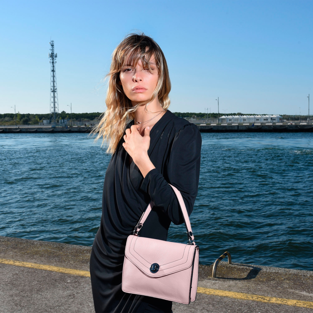 GIORGIA SMALL Borsa doppio manico con 3 scomparti