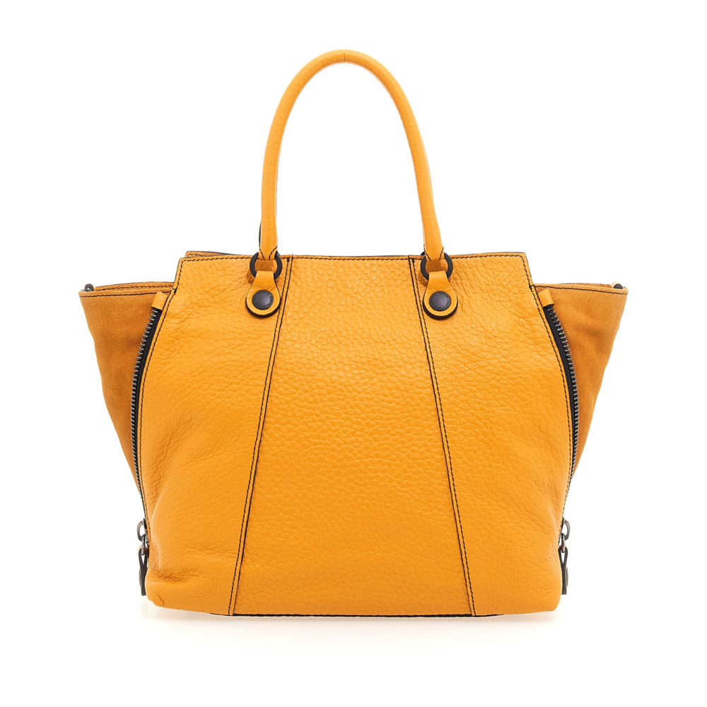 Gabs Borsa Shopping AMBRA Taglia M In Pelle – Made In Italy Con Porta AirPods - 2