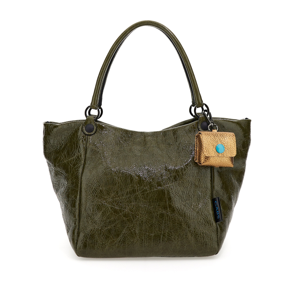 Borsa Shopping Gabs Alyce Taglia M – In Pelle Italiana, Con Block Notes E Tessuto, 38 X 31 Cm