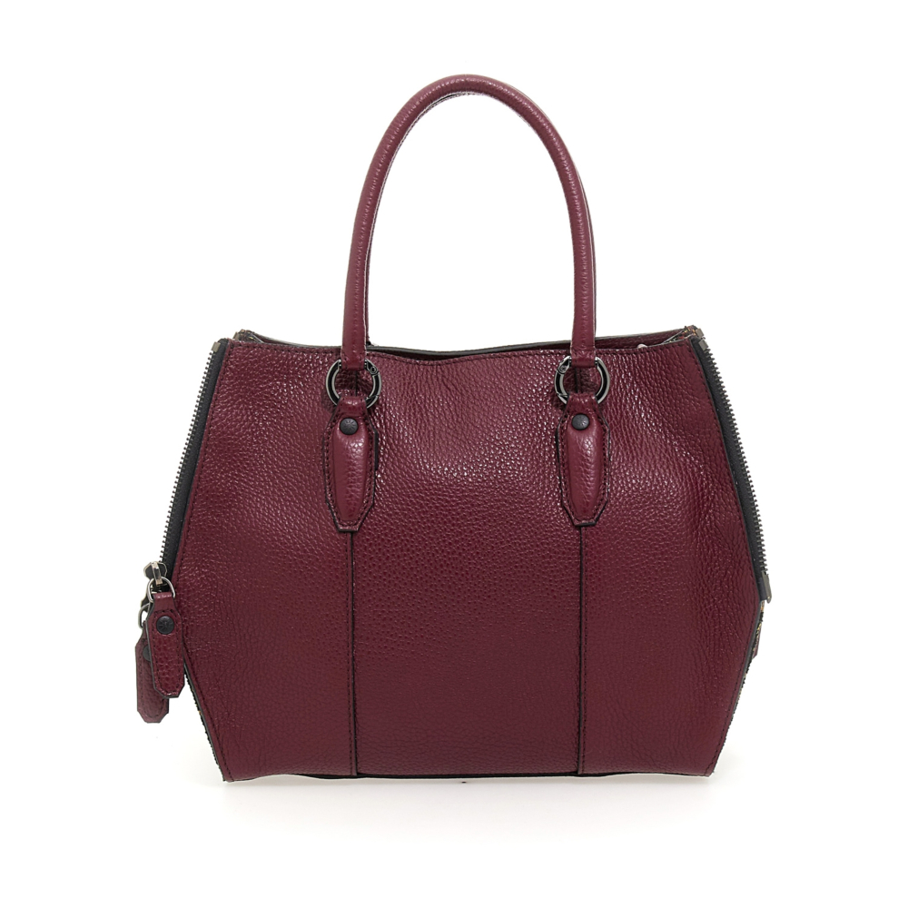 All Chic XA0196 Slitta Natalizia Decorativa In Metallo Rosso - 38,8 Cm, Centrotavola Vintage Con Babbo Natale