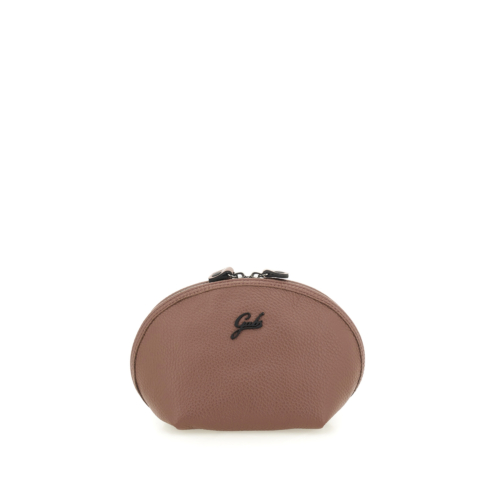 Beauty case da donna nero con cerniera dorata e strass Camomilla Milano