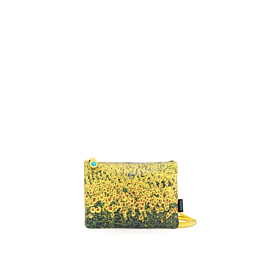 Pochette Gabs Beyonce - Tamaño S, Piel 100%, Hecho En Italia, Correa Desmontable