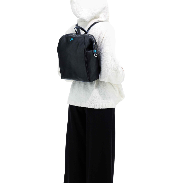Zaino Diva M in pelle Ruga Nero Gabs | Bagalier.com