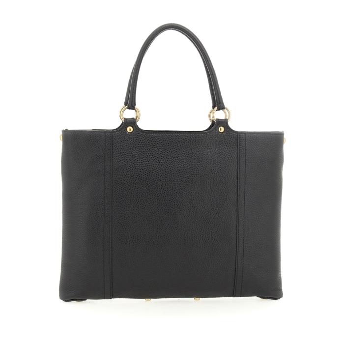 ◎MINOC◎ Delia shopper bag Flat Bag DELIA SIZE M Black | Gabs