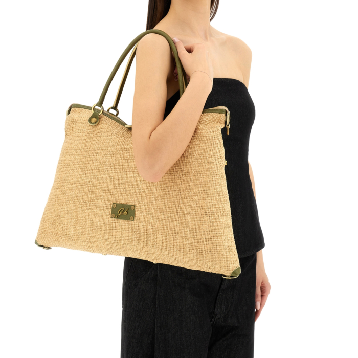 Shopping Bag/Shopper THAMARA PLUS SIZE L Green | Gabs